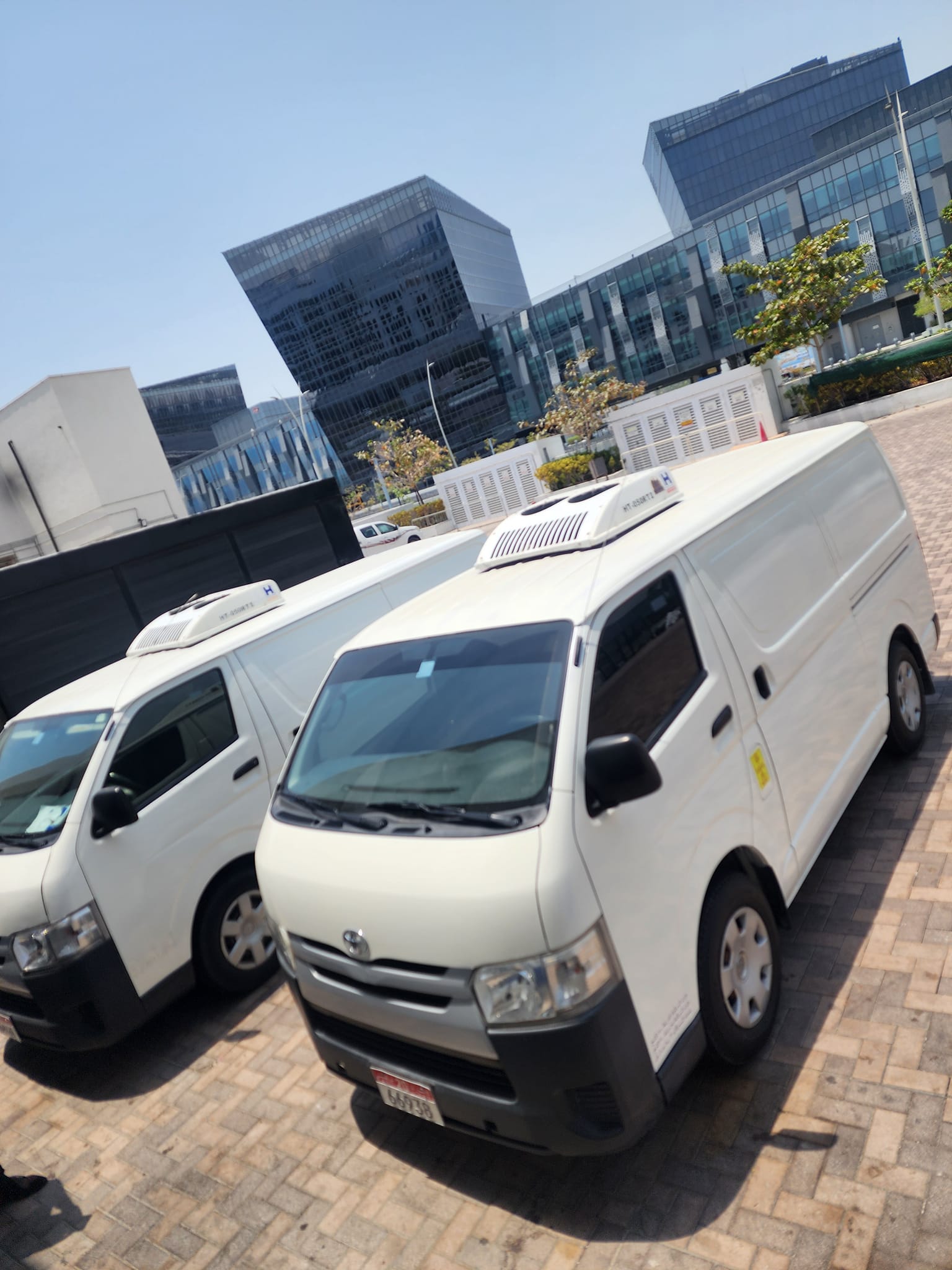 Cold chain trained driver with chiller van in Dubai
